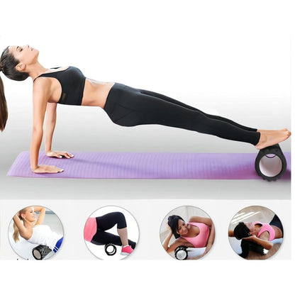 Rodillo fitness negro 30.5x10cm