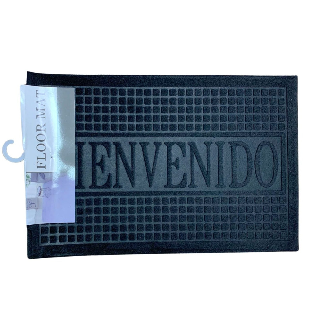 Alfombra antideslizante negra 58x38cm