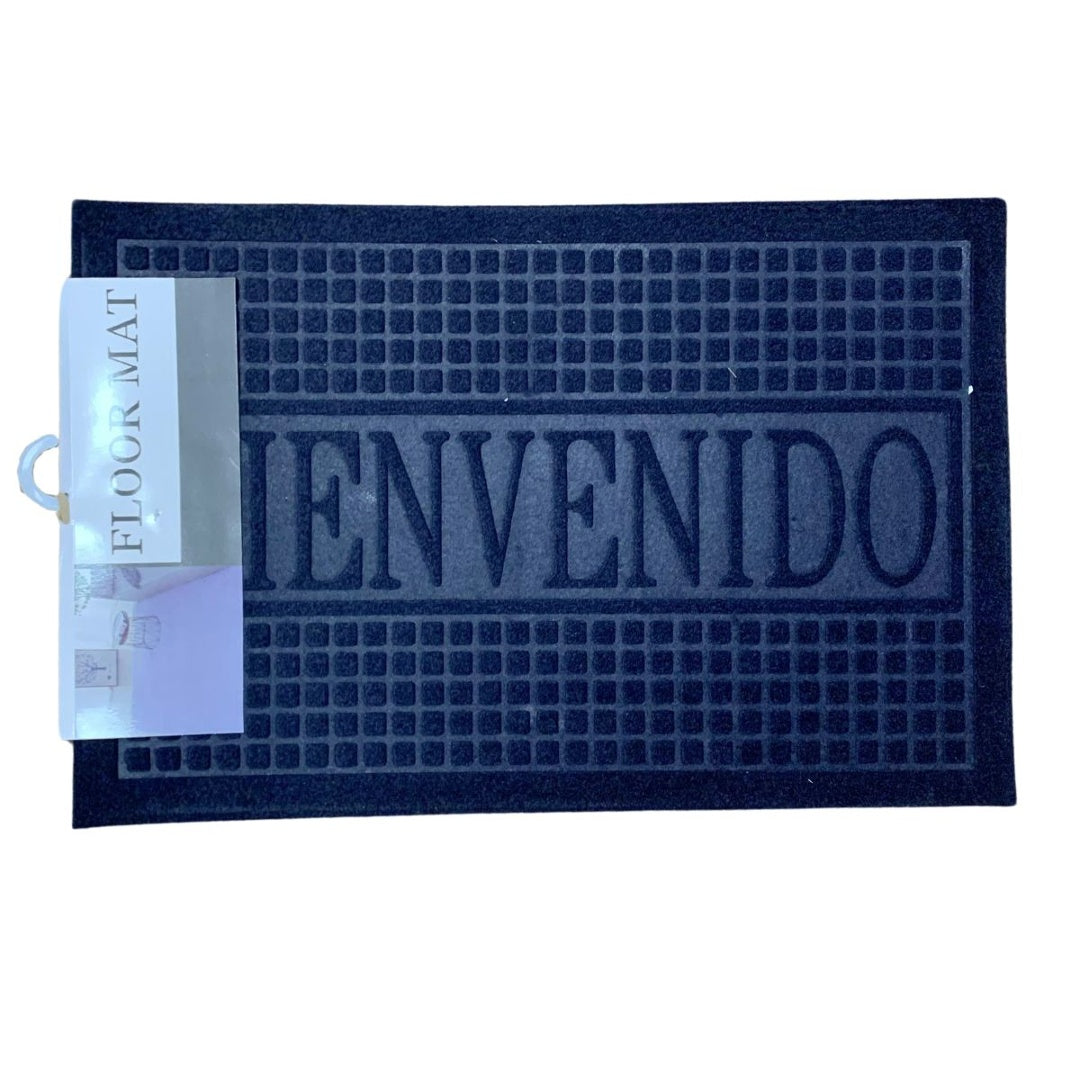 Alfombra antideslizante azul 58x38cm