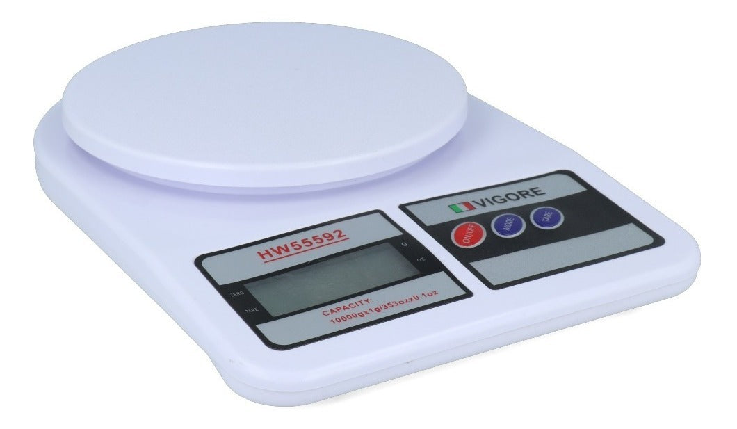 Balanza de cocina digital Vigore 14.4 x 24 cm