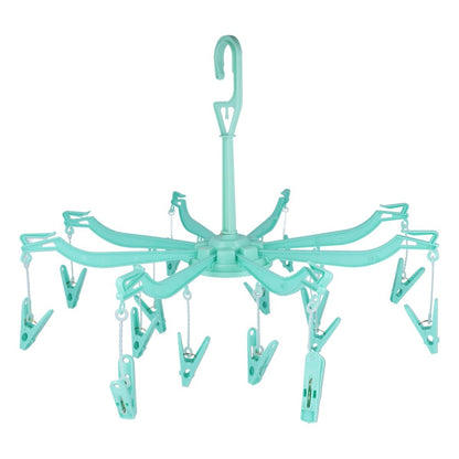 Colgador con palillos 23 cm verde
