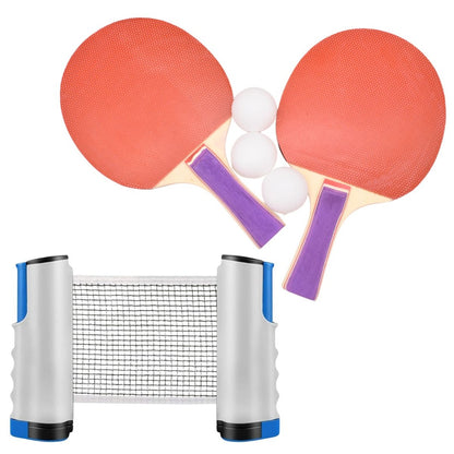 Set de ping pong con red retráctil 1.60mts