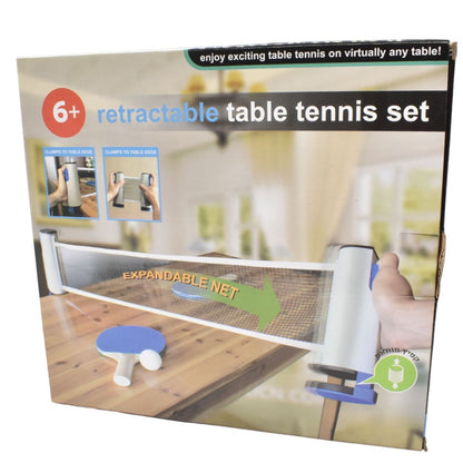 Set de ping pong con red retráctil 1.60mts