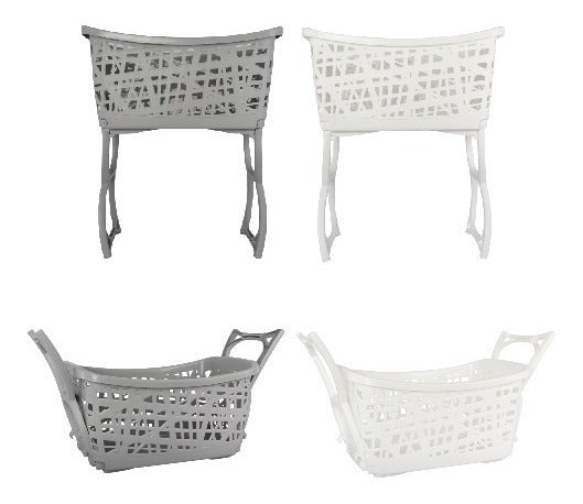 Canasto para ropa plegable 60 x 38 x 70 cm