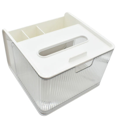 Organizador con dispensador de servilletas 17x17x11.5cm