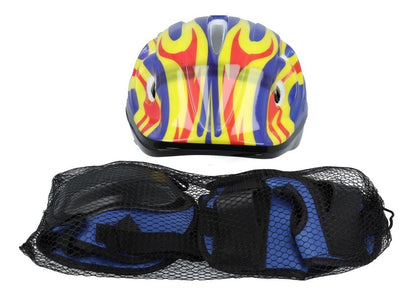 Set de protección casco, rodilleras y coderas