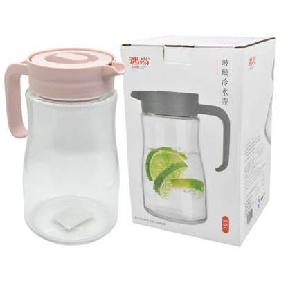 Jarra de vidrio con tapa 1.6L