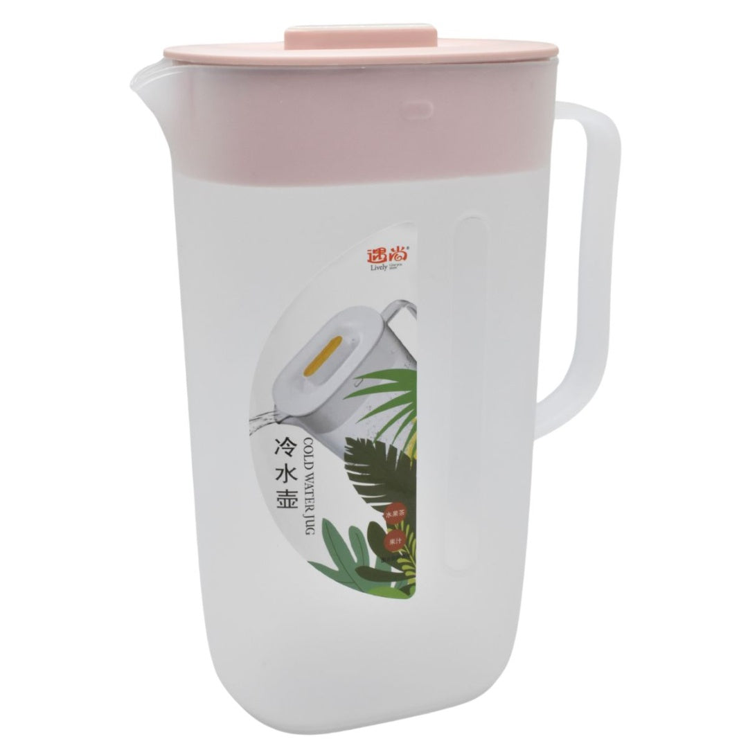 Jarra de plástico con tapa 1.5L