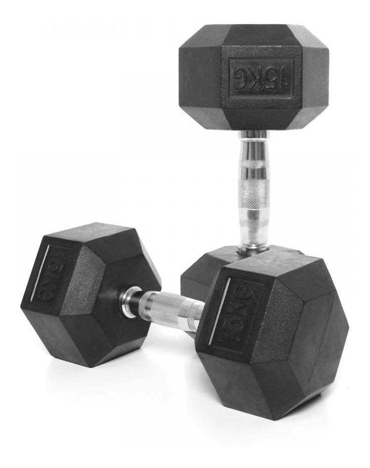 Mancuerna hexagonal 15kg