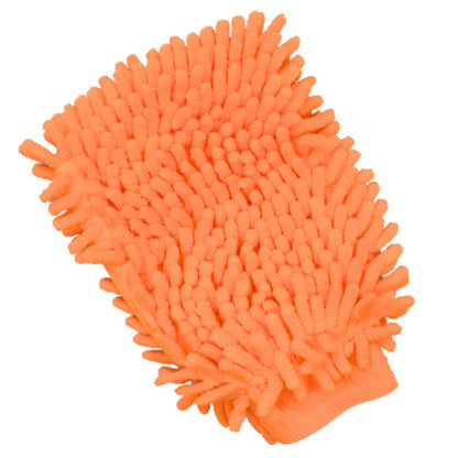 Manopla guante de limpieza naranja 22x14cm