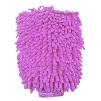 Manopla guante de limpieza rosa 22x14cm