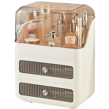 Organizador porta cosméticos acrílico 38x27x17cm.