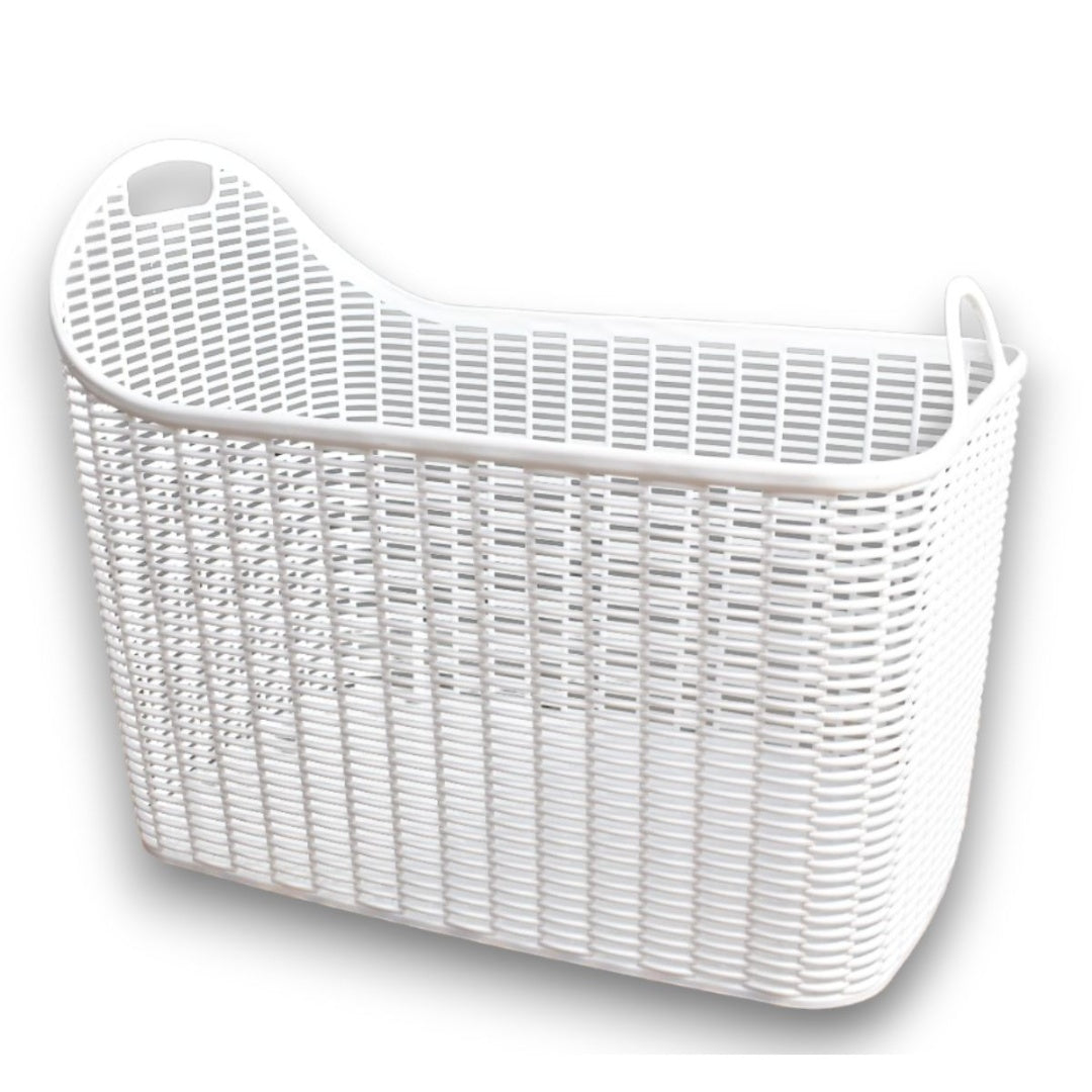 Canasto calado con asas 51x32x40cm