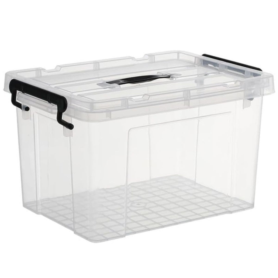 Caja plástica transparente 62 x 43 x 38cm