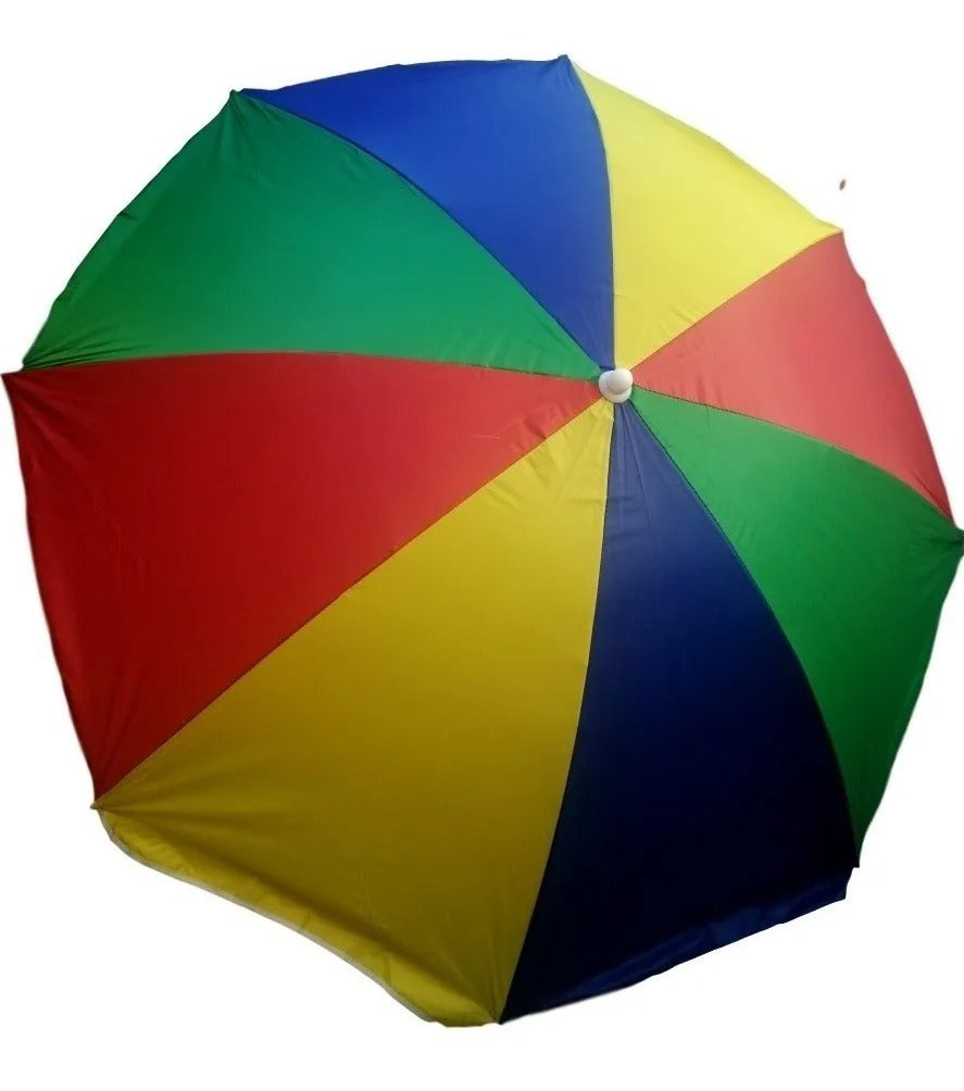 Sombrilla de playa con protección UV diámetro 1.50 mts.