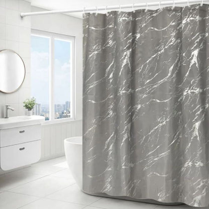 Cortina de tela para ducha diseño mármol 180x180cm