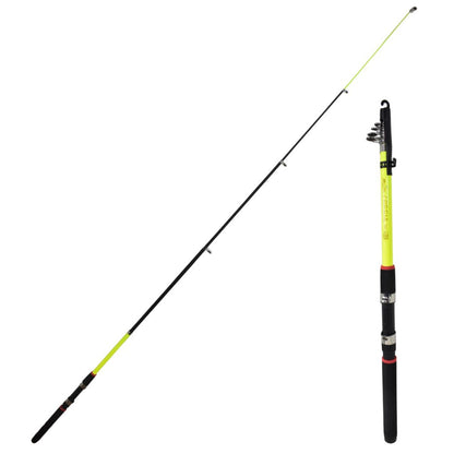 Caña de pesca extensible 1.80Mts. Amarilla