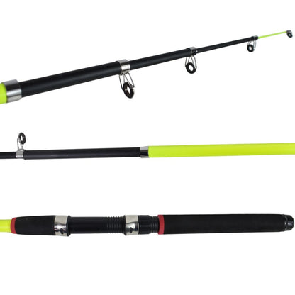 Caña de pesca extensible 1.80Mts. Amarilla