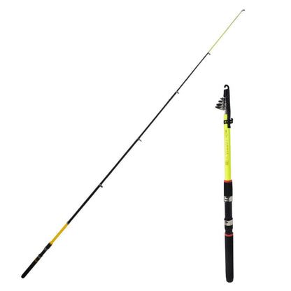 Caña de pesca extensible 2.70Mts. Amarilla