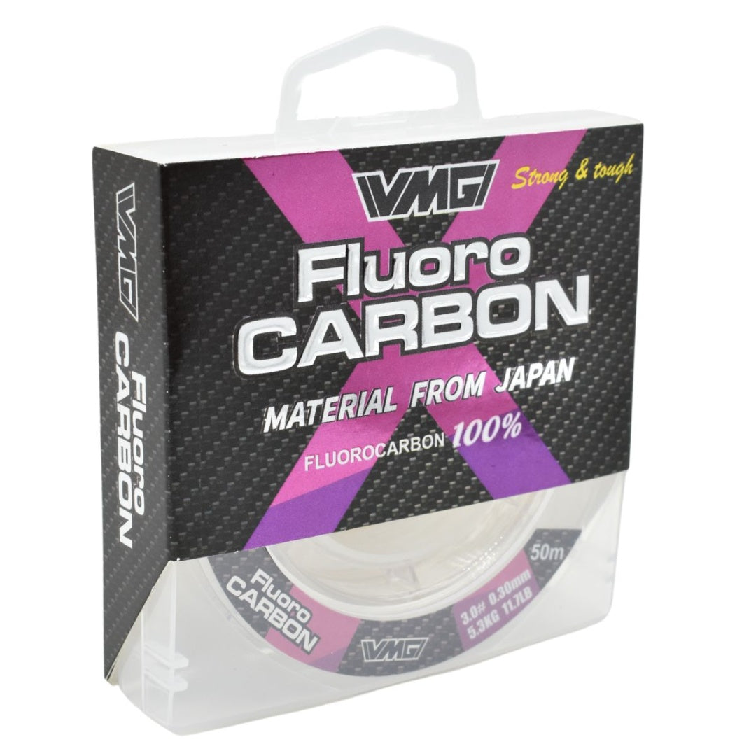 Tanza para pesca fluoro carbón 0.30MM x 50M