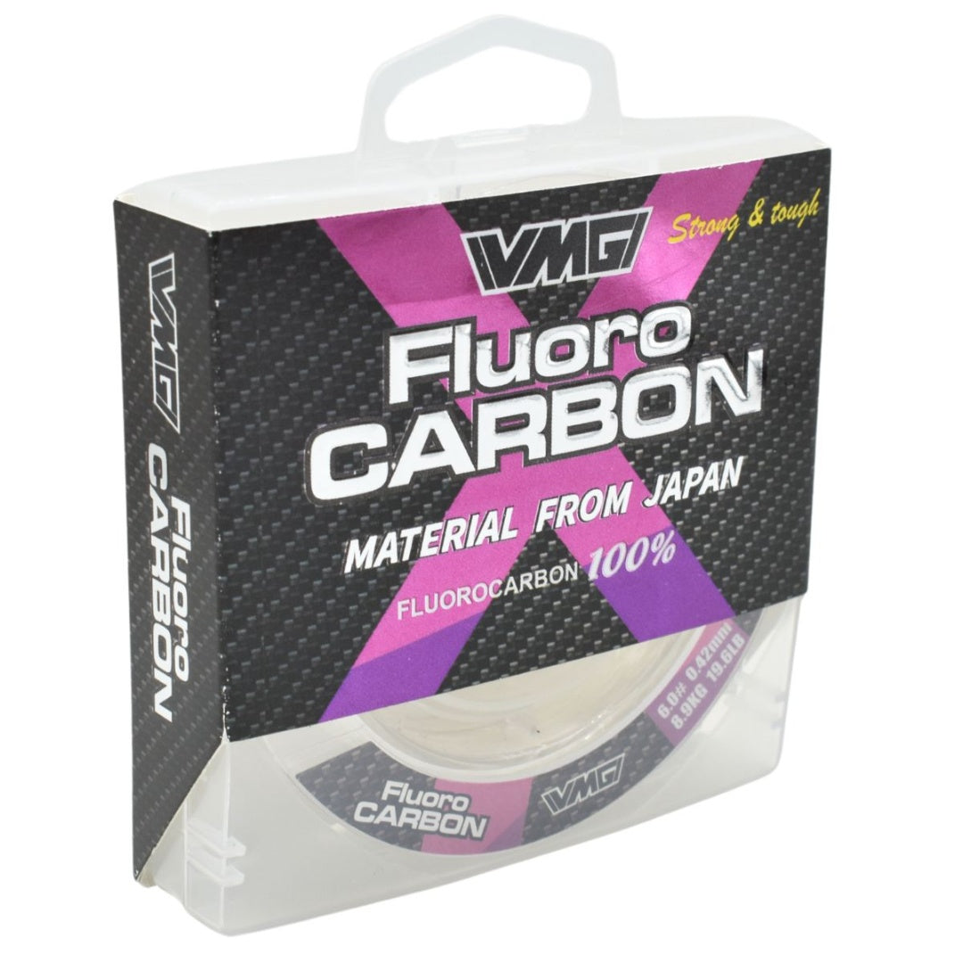 Tanza para pesca fluoro carbón 0.42MM x 50M