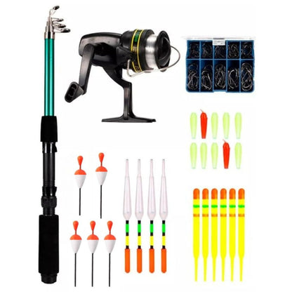 Set de pesca con caña y reel 1.50mts