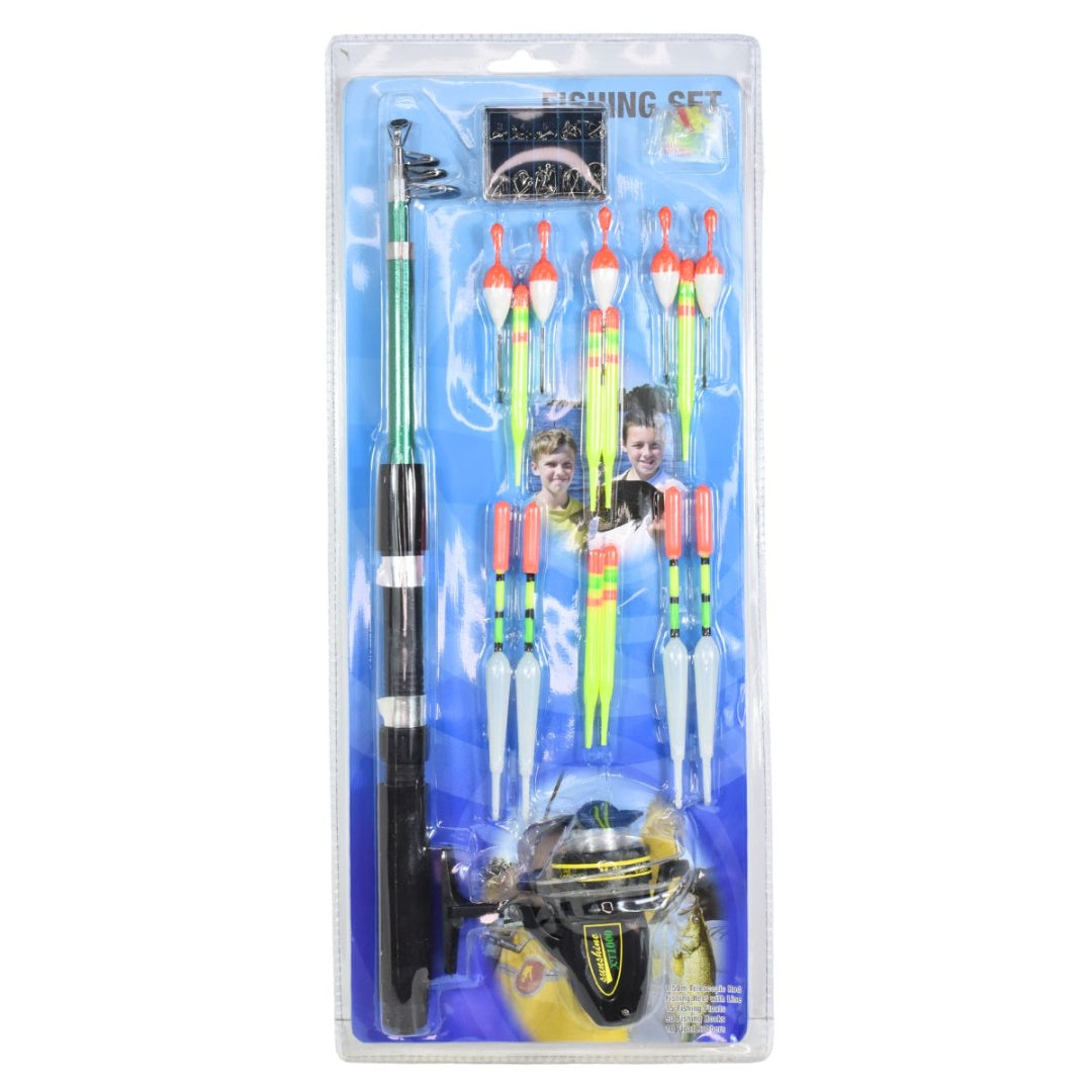 Set de pesca con caña y reel 1.50mts