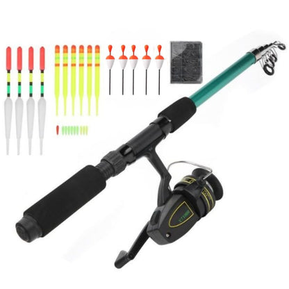 Set de pesca con caña y reel 1.50mts
