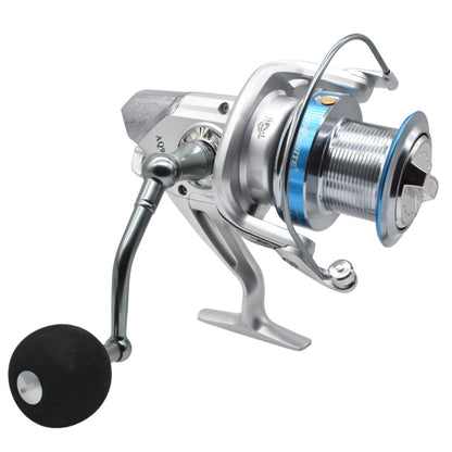 Reel de pesca giratorio 4.9:1 AQ9000 Plateado
