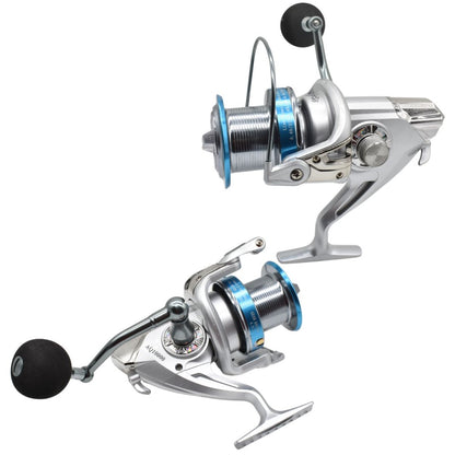 Reel de pesca giratorio 4.9:1 AQ10000 Plateado