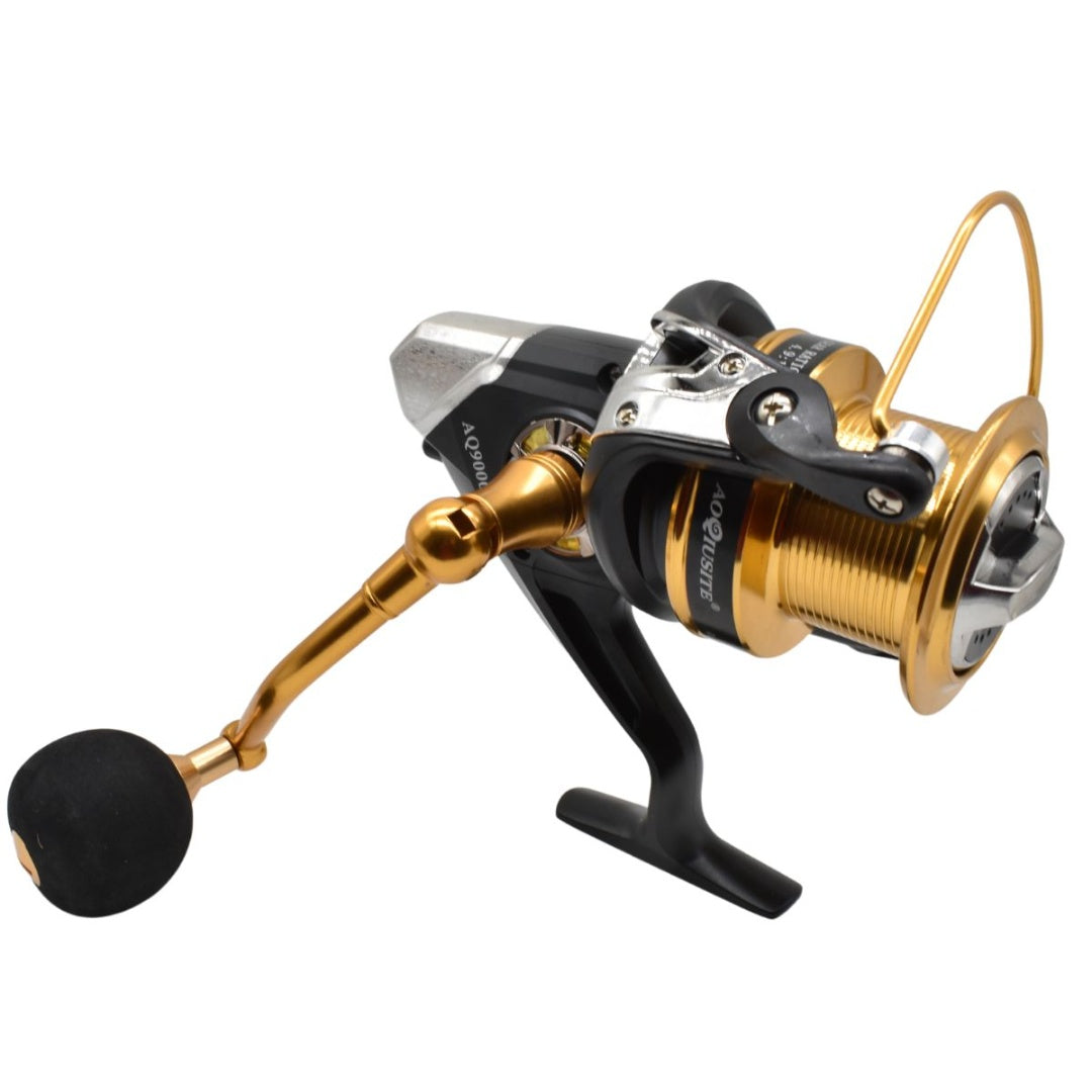 Reel de pesca giratorio 4.9:1 AQ9000 Negro