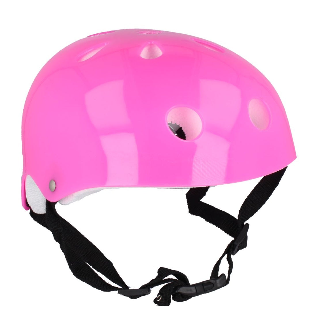 Casco infantil de protección 24 x 21 cm. Rosado