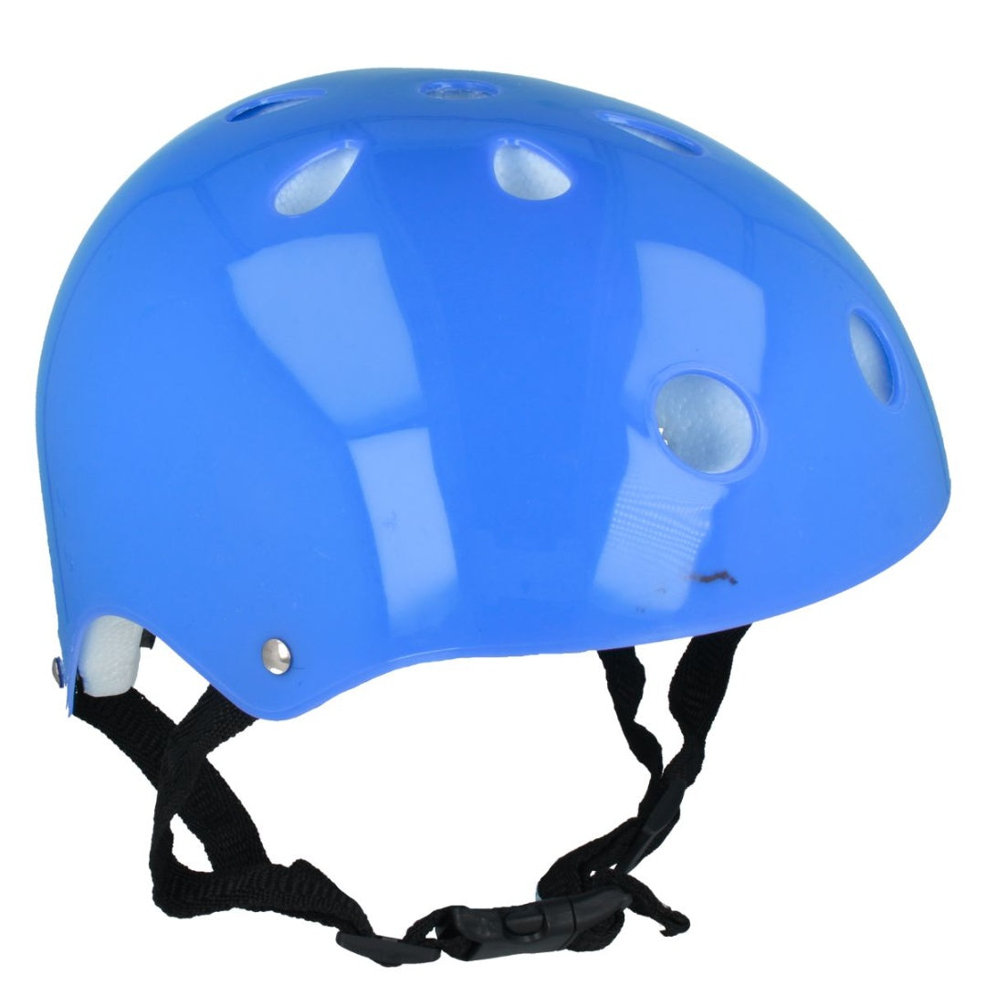 Casco infantil de protección 24 x 21 cm. Azul