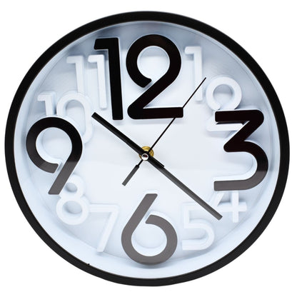 Reloj de pared redondo 25cm. Negro