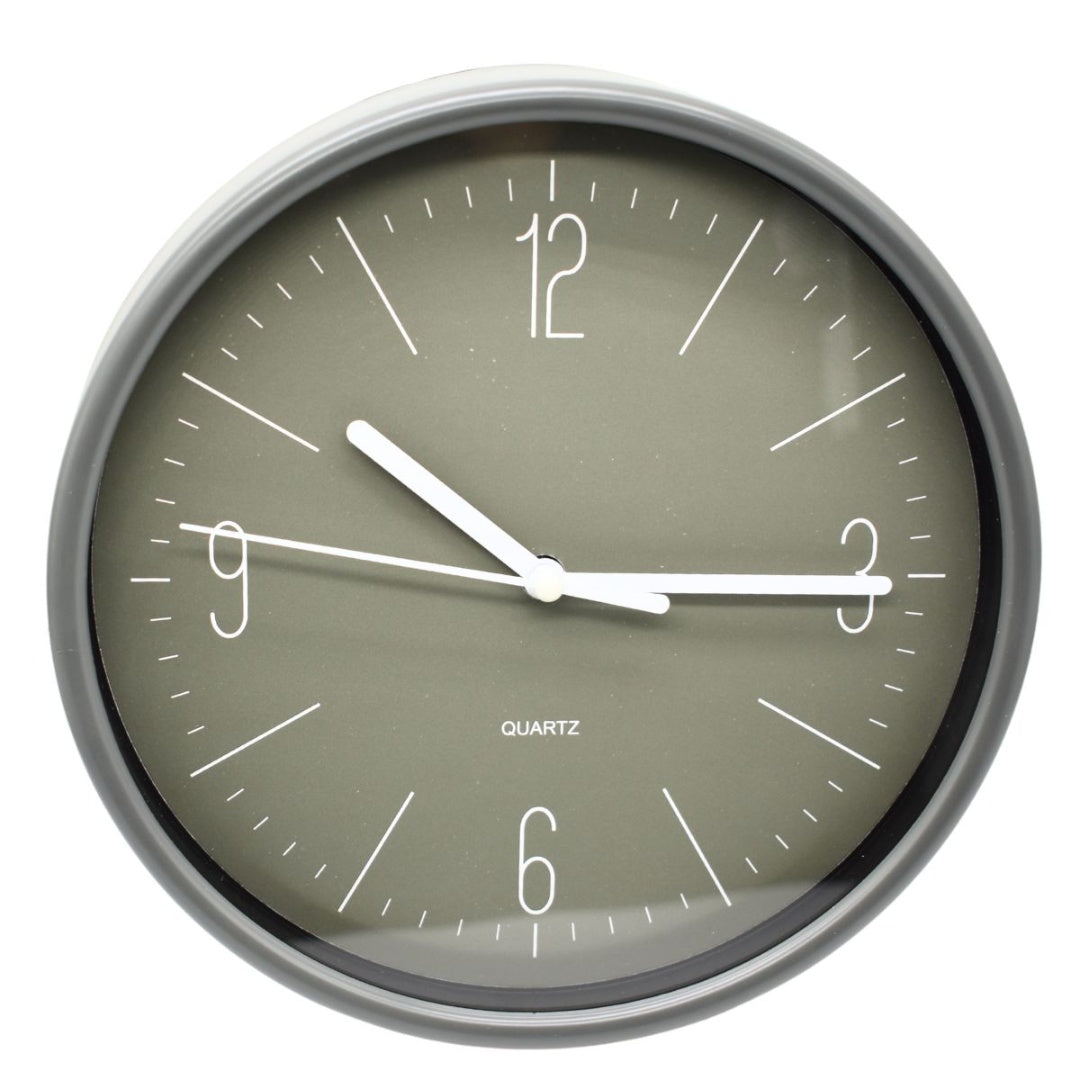 Reloj de pared redondo 19cm. Verde