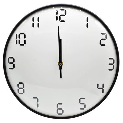 Reloj de pared redondo 30cm. Blanco