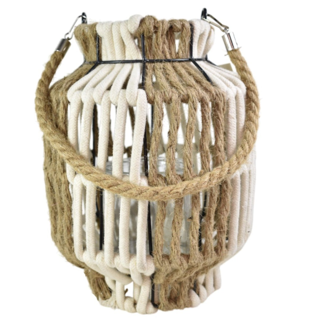 Adorno farol porta velas 30x22cm