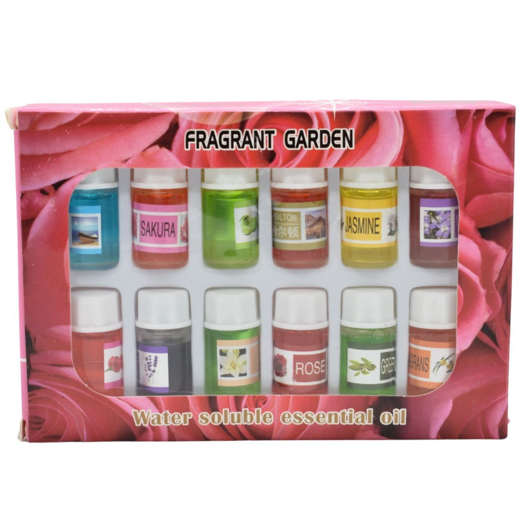 Aceites esenciales fragancias de jardín x12 unidades