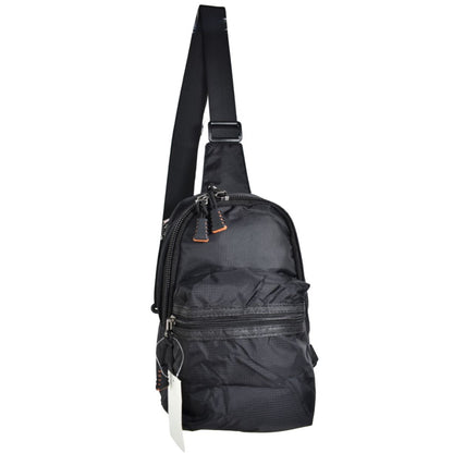 Bolso morral negro 28x18x8cm