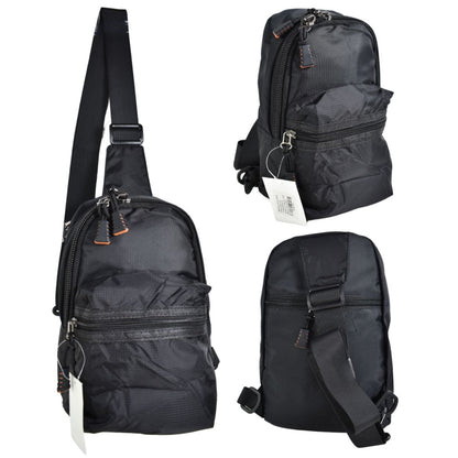 Bolso morral negro 28x18x8cm