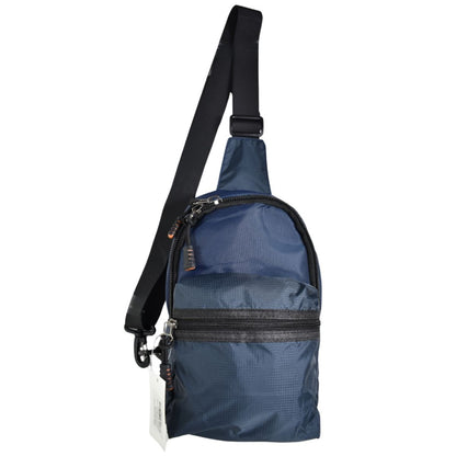 Bolso morral azul 28x18x8cm