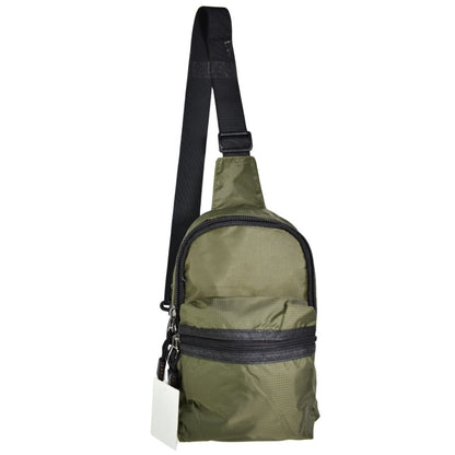 Bolso morral verde 28x18x8cm