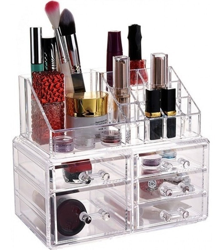 Organizador de cosméticos 19 x 24 x 14 cm.