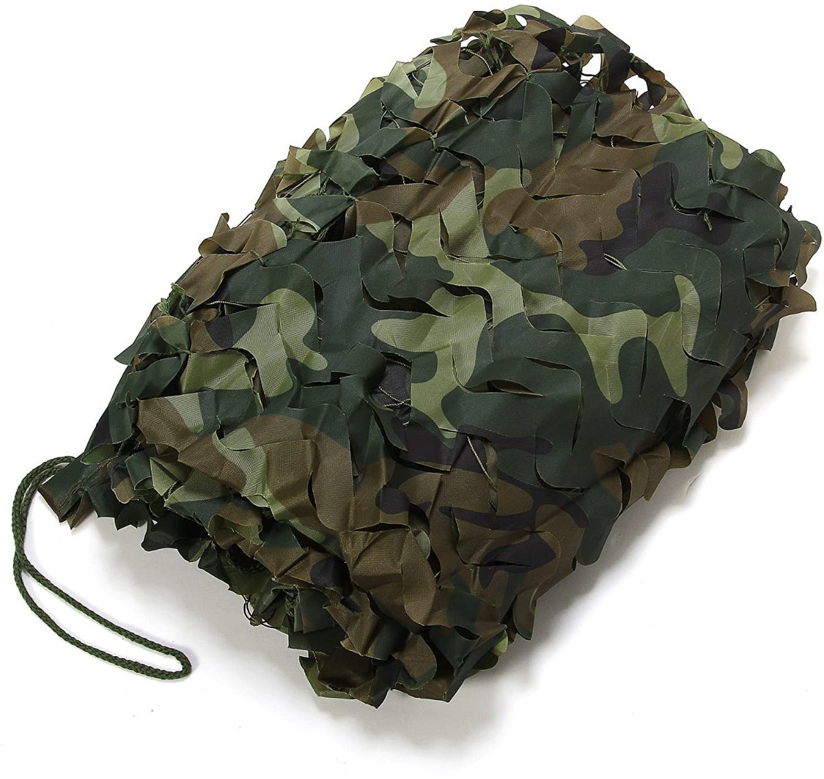 Toldo malla sombra tela oxford verde camuflado 3 x 3 m