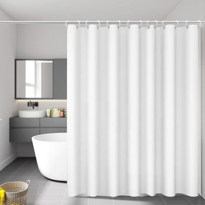 Cortina de PEVA para ducha 180x180cm. Blanca