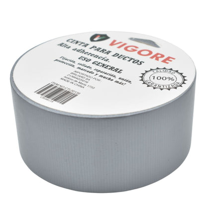 Cinta adhesiva para ductos 4.8cm x 20mts. Vigore