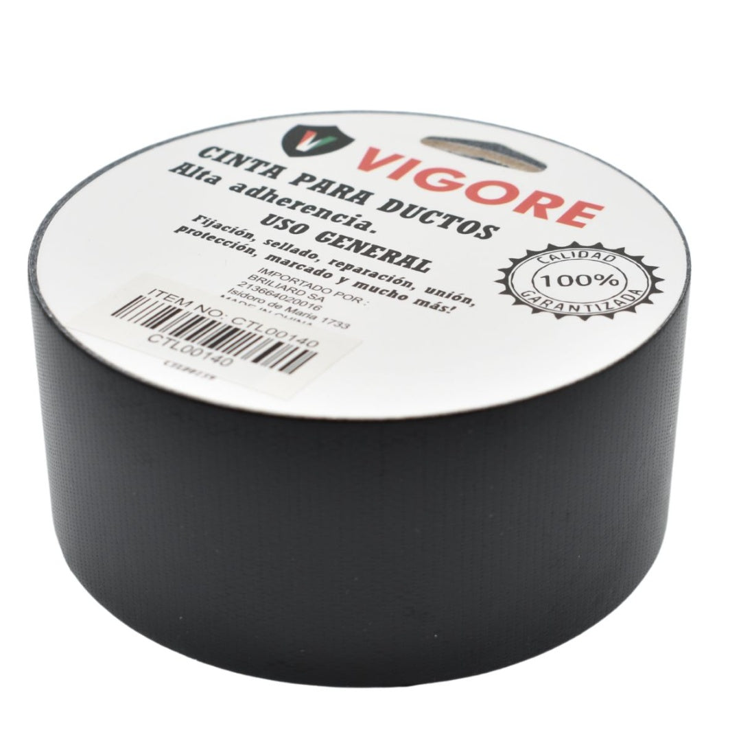 Cinta adhesiva para ductos 4.8cm x 10mts. Vigore