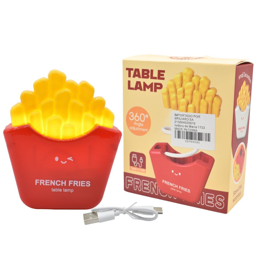 Lámpara flexible papas fritas 12x10x4.5cm.