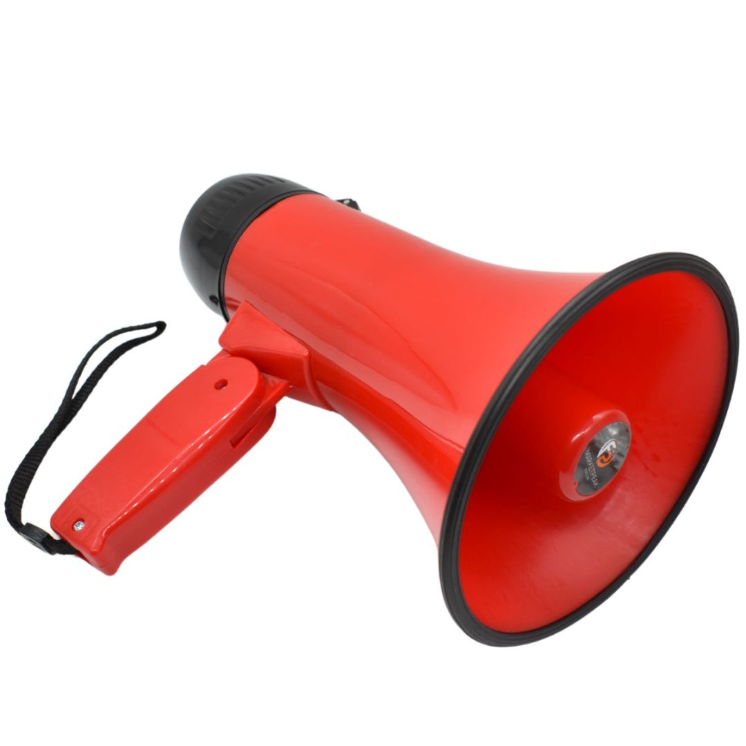 Megáfono altavoz recargable 21.5x17cm.