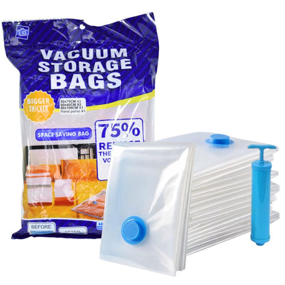 Set de bolsas al vacío con bomba manual